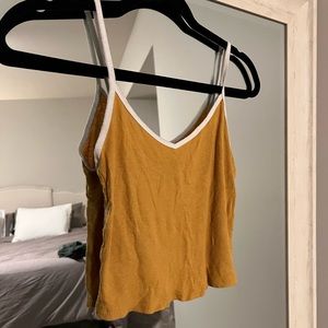 V-Neck Crop Tank Top